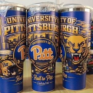 Pitt Blue Stainless Steel Travel Tumbler